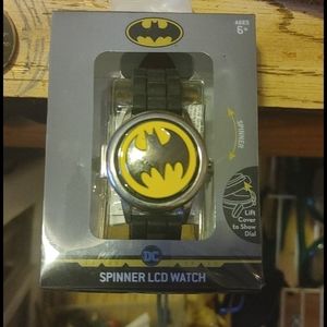Batman LCD spinner watch